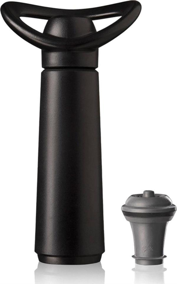 Vacu Vin 9872606 Şarap Vakum Seti Concerto Siyah 1 Pompa 1 Tıpa Kutulu - Image 1