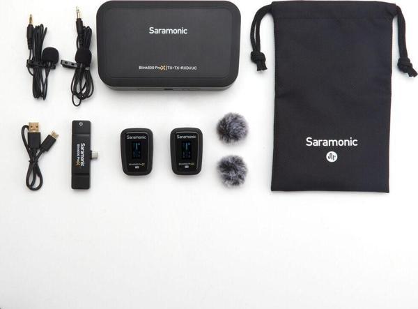 Saramonic Blink500 ProX B6 Android Uyumlu 2 Kişilik Kablosuz Yaka Mikrofonu - Image 1
