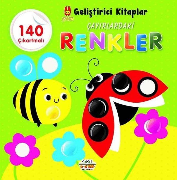 Çayırlardaki Renkler - Şirin Geliştirici Kitaplar - 140 Çıkartmalı - 0-6 Yaş Yayınları - Image 1