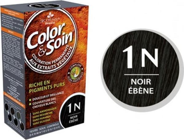 Color Soin Saç Boyası 1N - Siyah Güzellik - Image 1