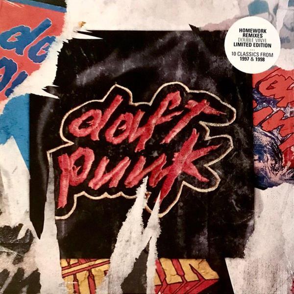Daft Punk Homework Remixes Plak (Double Vinyl Limited Edition) - Image 1