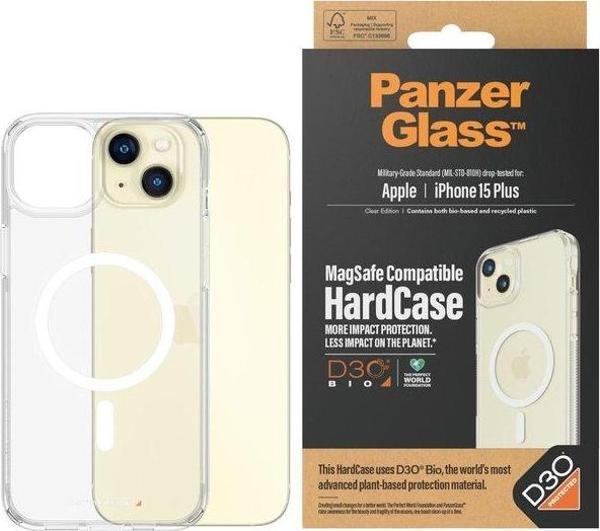 PanzerGlass iPhone 15 Plus HardC, Şeffaf - Image 1