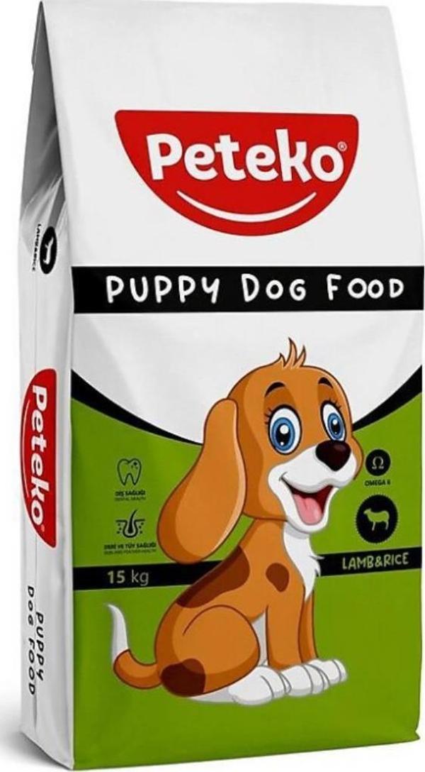 Peteko Kuzu Etli Yavru Köpek Maması 15 kg - Image 1
