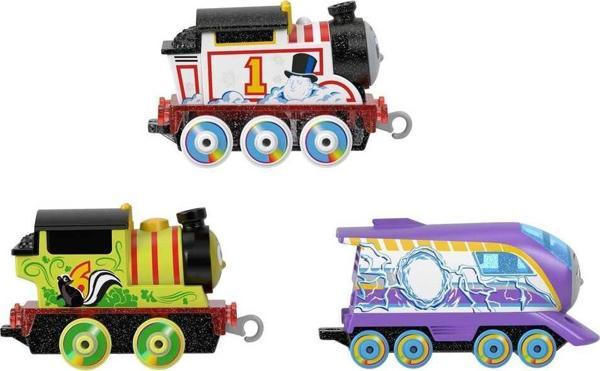 Fisher-Price THOMAS ve Arkadaşları - Renk Değiştiren Küçük Trenler 3'lü Paket - Image 1