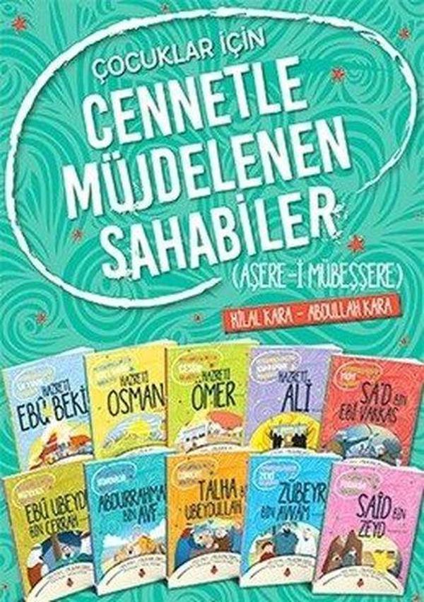 Çocuklar için Cennetle Müjdelenen Sahabiler Seti-10 Kitap Takım - Uğurböceği - Image 1