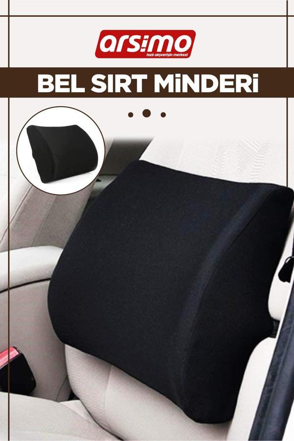 Tam Ortopedik Sırt Minderi Bel Yastığı Destek Dik Duruş Desteği - Image 1