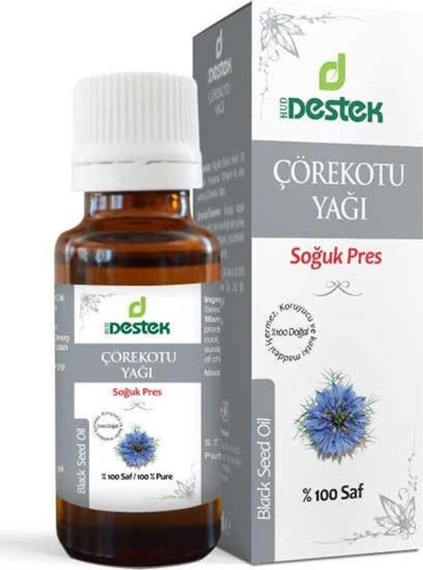 Destek Çörekotu Yağı 50 ml Soğuk Pres - Image 1