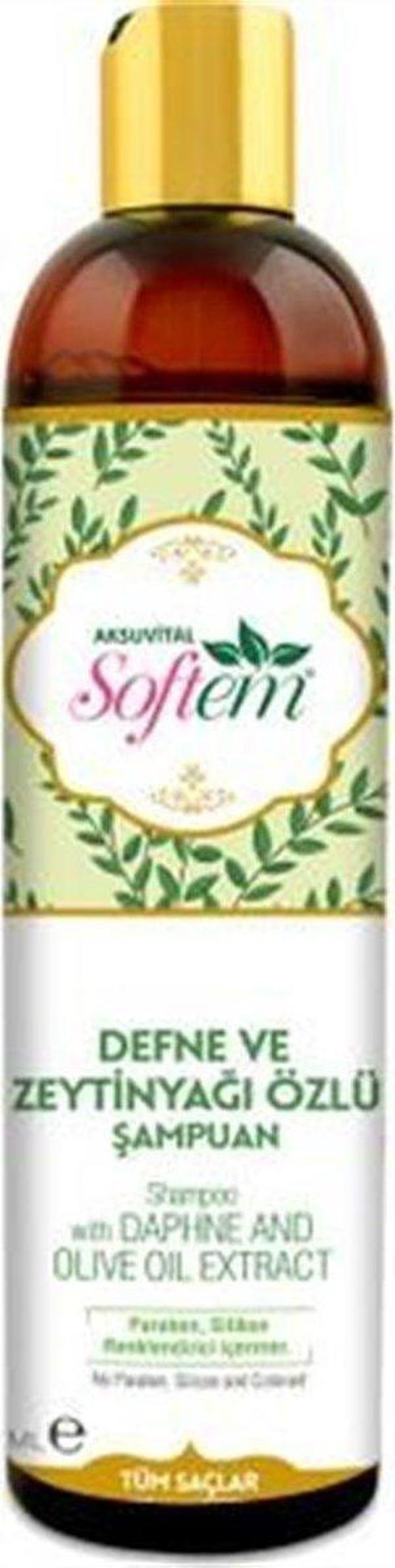 Softem Defne ve Zeytinyağı Şampuan 400 ml - Image 1