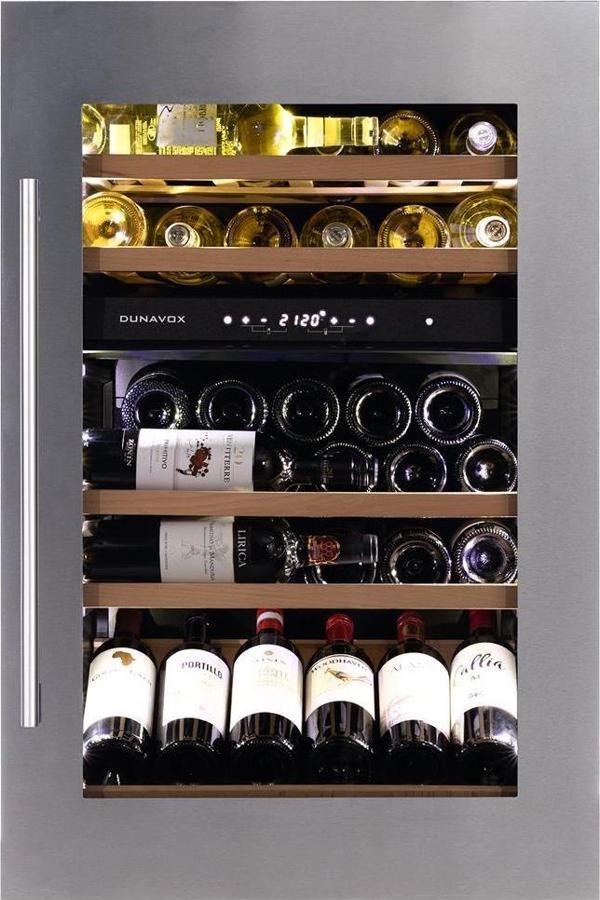 Dunavox Soul-49 Gümüş Ankastre Şarap Dolabı - 49 Şişe Kapasiteli - Image 1