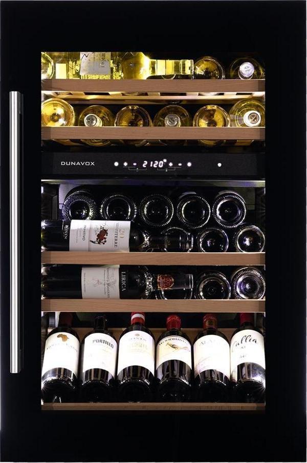 Dunavox Soul-49 Siyah Ankastre Şarap Dolabı - 49 Şişe Kapasiteli - Image 1