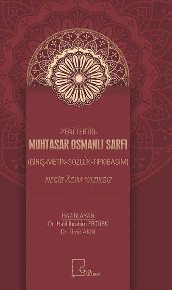 Yeni Tertib-Muhtasar Osmanlı Sarfı - Gece Akademi - Image 1