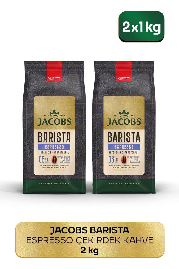 Jacobs Barista Editions Çekirdek Kahve Espresso  (1 kg x 2) - Image 1