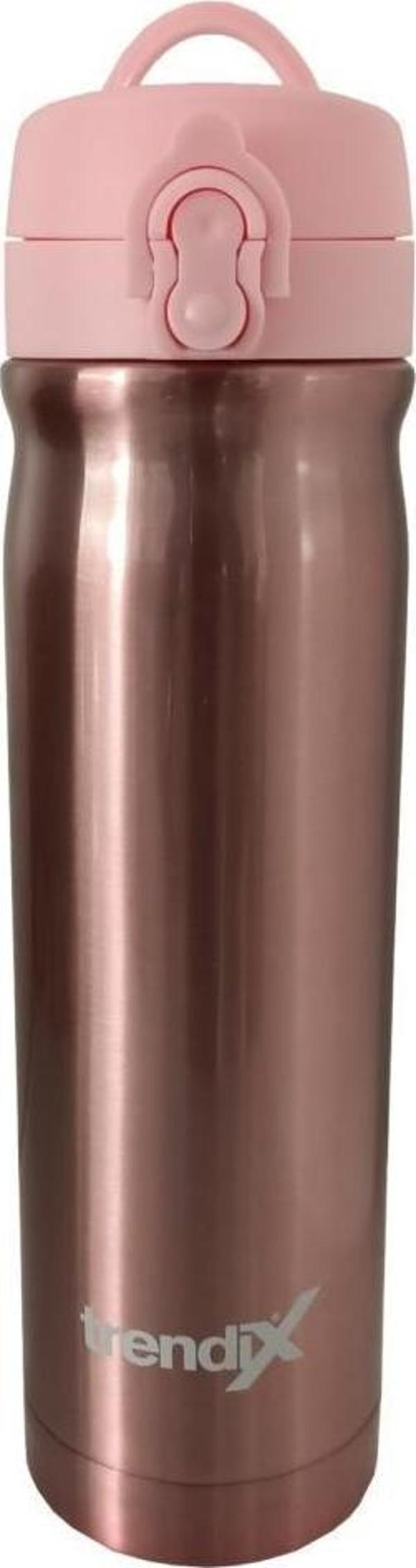 Trendix Çelik Içli Matara 500 ml Pastel Pembe - Image 1