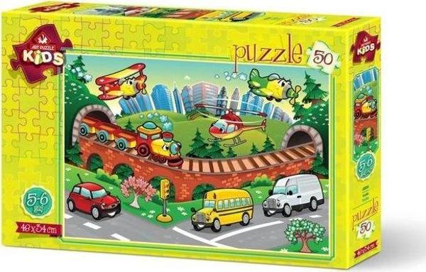 Art Kids 4504 Trafik 34x48 cm 50 Parça Puzzle - Image 1