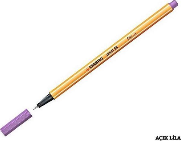 Stabilo Point 88 Ince Uçlu Keçeli Kalem 0,4 mm Açık Lila - Image 1