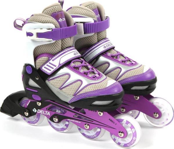 Delta Mega 436 Inline Skates Silikon Teker Deluxe Paten - Image 1