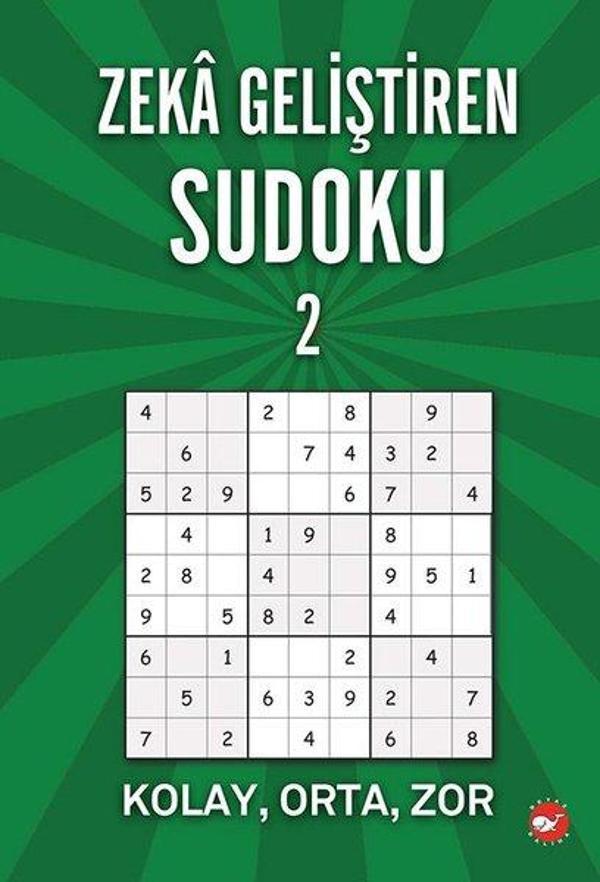 Zeka Geliştiren Sudoku-2 - Beyaz Balina Yayınları - Image 1