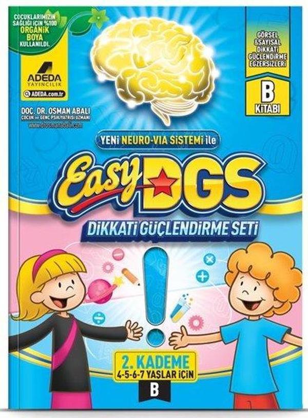 Easy Dikkati Güçlendirme Seti 4-7 Yaş B-2.Kademe - Adeda Yayıncılık - Image 1