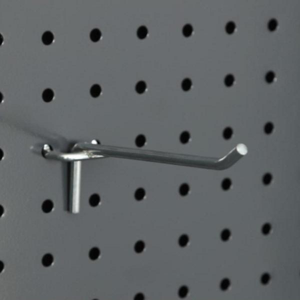 RafBurada ® 10 Adet Delikli Panel Kancası.Aksesuar Kancası 15 cm-2.5 cm - Image 1