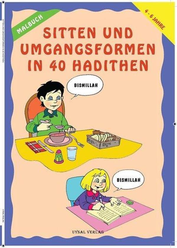 Boyamalı 40 Hadiste Ahlak ve Görgü Kuralları - Uysal Yayınevi - Image 1