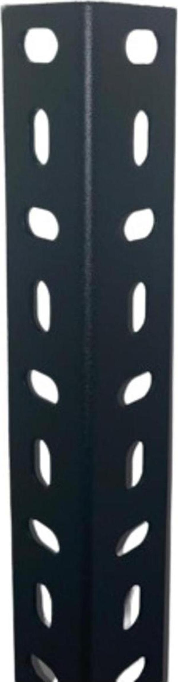 RafBurada ® Renkli Çelik Raf Profil Siyah-1.50 Mm-100 Cm - Image 1