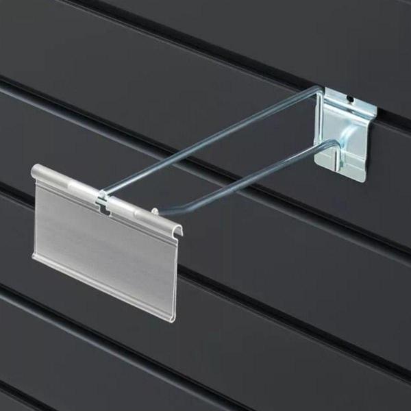 RafBurada 100 Adet Etiketli Kanal Pano Kancası.Aksesuar Kancası 10 cm - Image 1