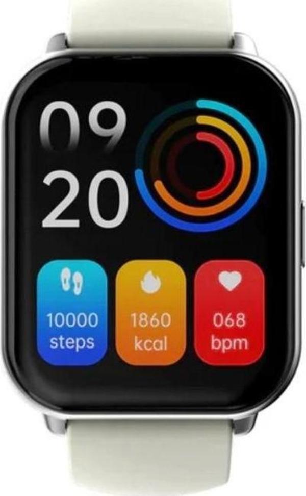 Zone2 Bluetooth 5.2 Ip68 1.96 İnç Arama Özellikli Uyumlu Nabız Spor Takibi 50 mm Akıllı Saat Gri - Image 1
