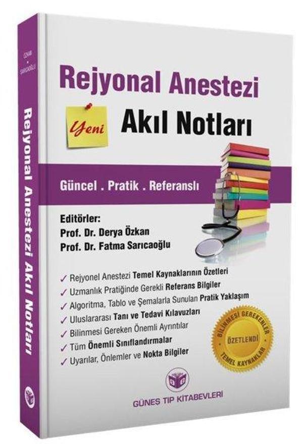Rejyonal Anestezi Akıl Notları Güncel Pratik Referanslı - Güneş Tıp Kitabevleri - Image 1
