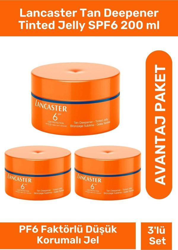 Tan Deepener Tinted Jelly Spf6 200 ml - 3 Adet - Image 1
