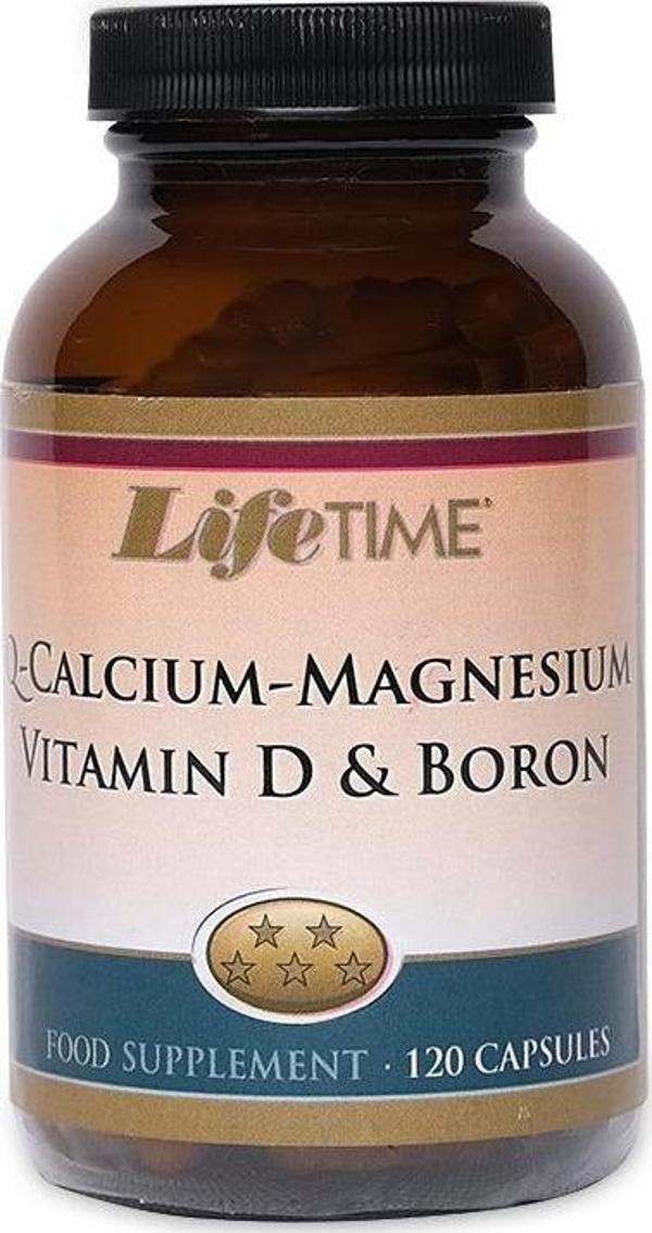 Lifetime Q-Calcium Magrnesium Vitamin D & Boron 120 Kapsül - Image 1