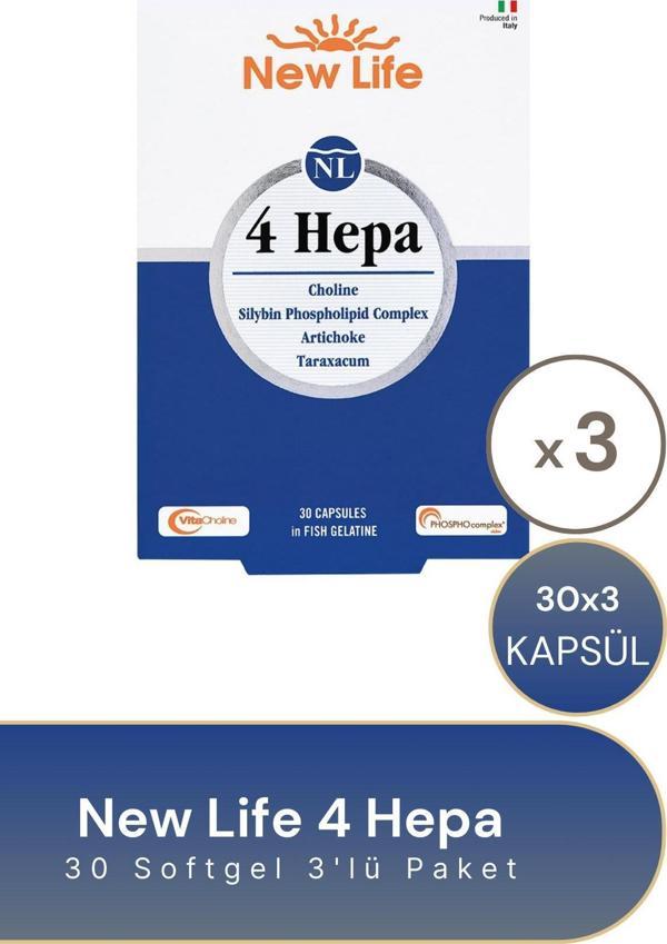 New Life 4 Hepa 30 Softgrel 3'Lü Paket - Image 1