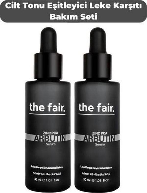 The Fair. Arbutin Cilt Tonu Eşitleyici Leke Karşıtı Bakım Serumu %1 Arbutin+ %0.5 30 ml 2'Li Set - Image 1