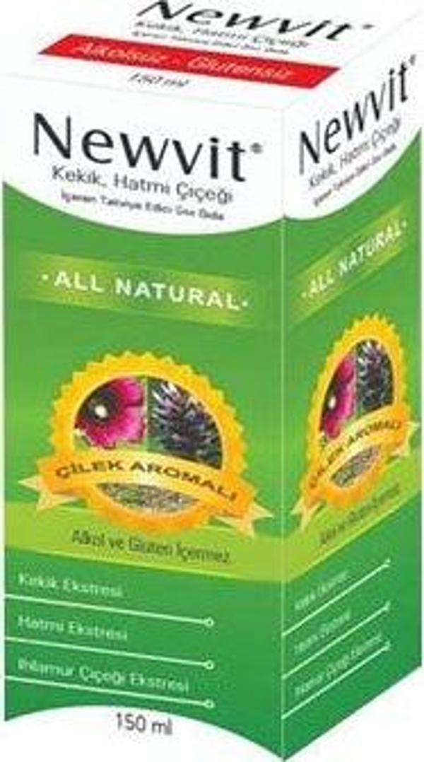 Newvit Kekik Ve Hatmi Çiçeği Şurup 150 ml - Image 1