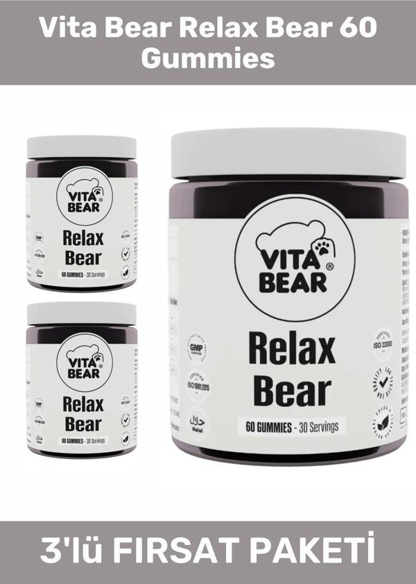 Vita Bear Relax Bear 60 Grummies - 3 Adet - Image 1