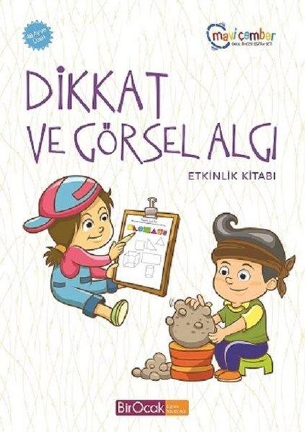 Dikkat ve Görsel Algı Etkinlik Kitabı-48 Ay ve Üzeri Mavi Çember Okul Öncesi Eğitim Seti - Bir Ocak Yayınları - Image 1