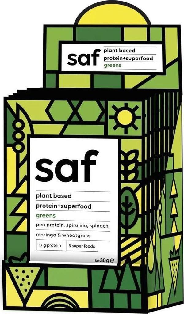 Saf Nutrition greens Mix Protein Tozu 30 gr X 10 Saşe - Image 1