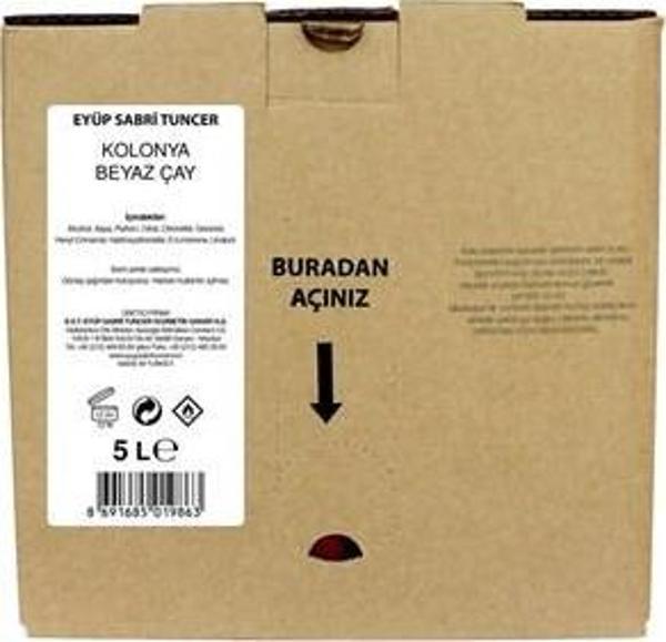 Eyüp Sabri Tuncer Beyaz Çay 5lt Bag In Box Endüstriyel Kolonya - Image 1