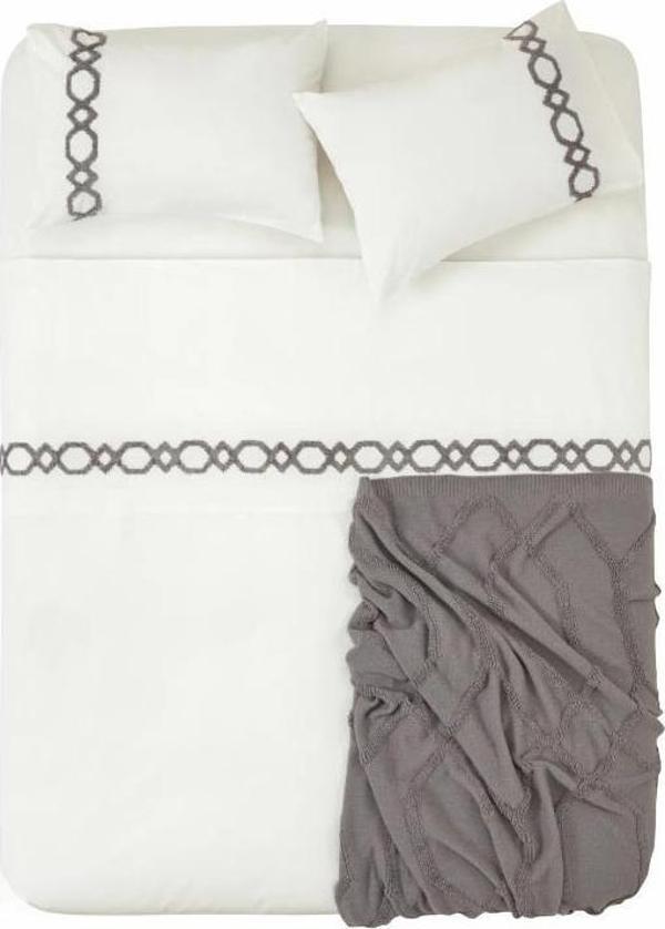Karaca Home Julia Antrasit Nevresim Battaniye Takımı - Image 1