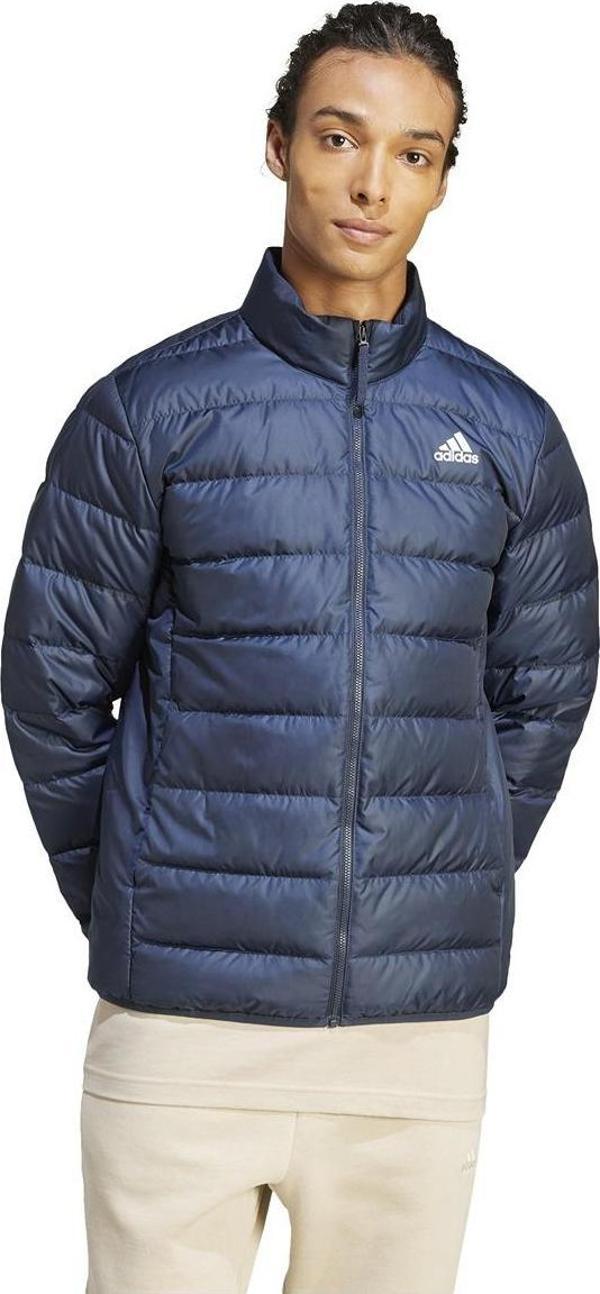 adidas Essentials Lite Down Erkek Lacivert Mont (IK3218) - Image 1