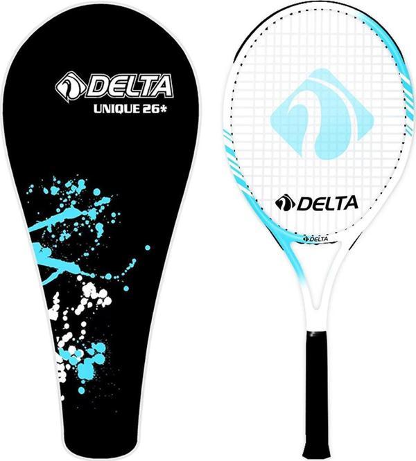 Delta Unique 26 İnç Tek Parça Çantalı Kort Tenis Raketi - Image 1