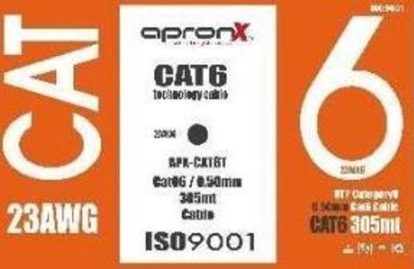 Apronx Cat6 23AWG 305Mt 0,50mm Turuncu Utp Kablo - Image 1