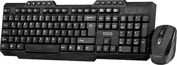 Dark DK-AC-KMW1000 Kablosuz Klavye Mouse Seti - Image 1