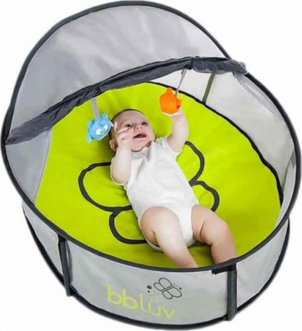 Bblüv Nidö 2'si 1 Arada Seyahat ve Oyun Çadırı Gri - Image 1