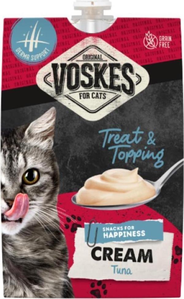 Voskes Cream Ton Balıklı Kedi Ödülü 90 gr - Image 1