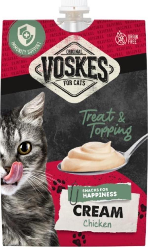 Voskes Cream Tavuklu Kedi Ödülü 90 gr - Image 1