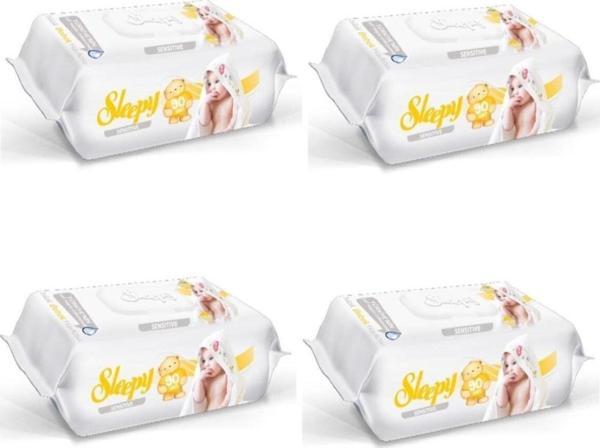 Sleepy Sensitive Islak Havlu 90lı 04 Adet - Image 1