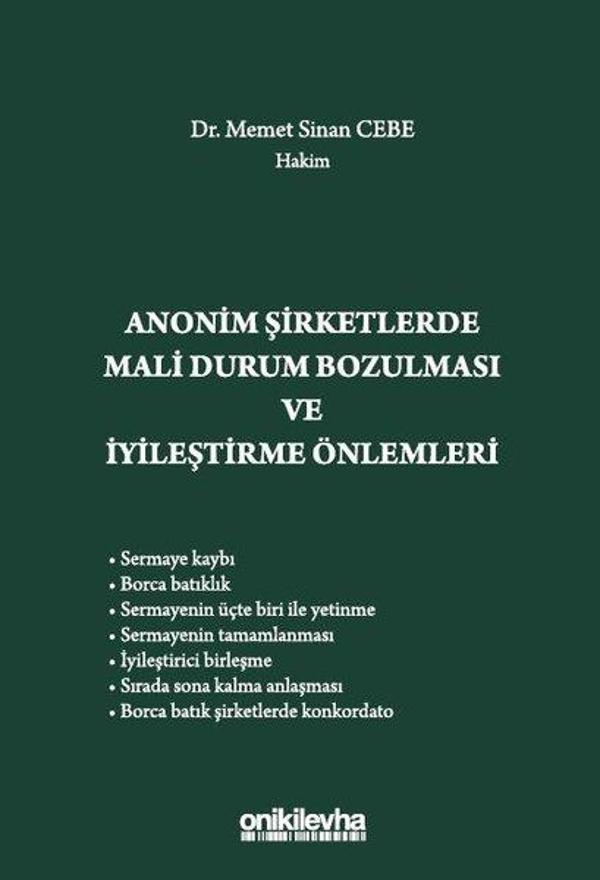 Anonim Şirketlerde Mali Durum Bozulması ve İyileştirme Önlemleri - On İki Levha Yayıncılık - Image 1