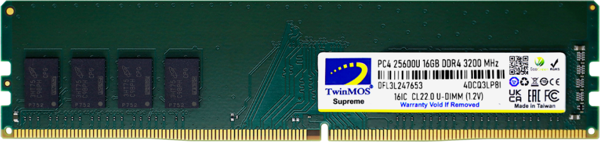 TwinMOS MDD416GB3200D, 16GB, DDR4, 3200MHz, 1.2V Desktop Ram - Image 1