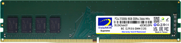 TwinMOS MDD48GB2666D, 8GB, DDR4, 2666MHz, 1.2V Desktop Ram - Image 1