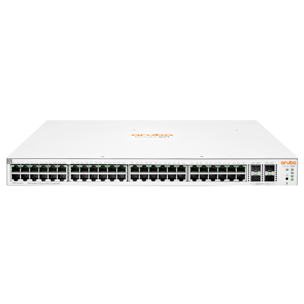 HP Aruba Instant On JL686B, 1930-48G, 48Port,  GigaBit, 48 Port PoE, 370W, 4 Port Gigabit SFP, Yönetilebilir, Rack Mount - Image 1